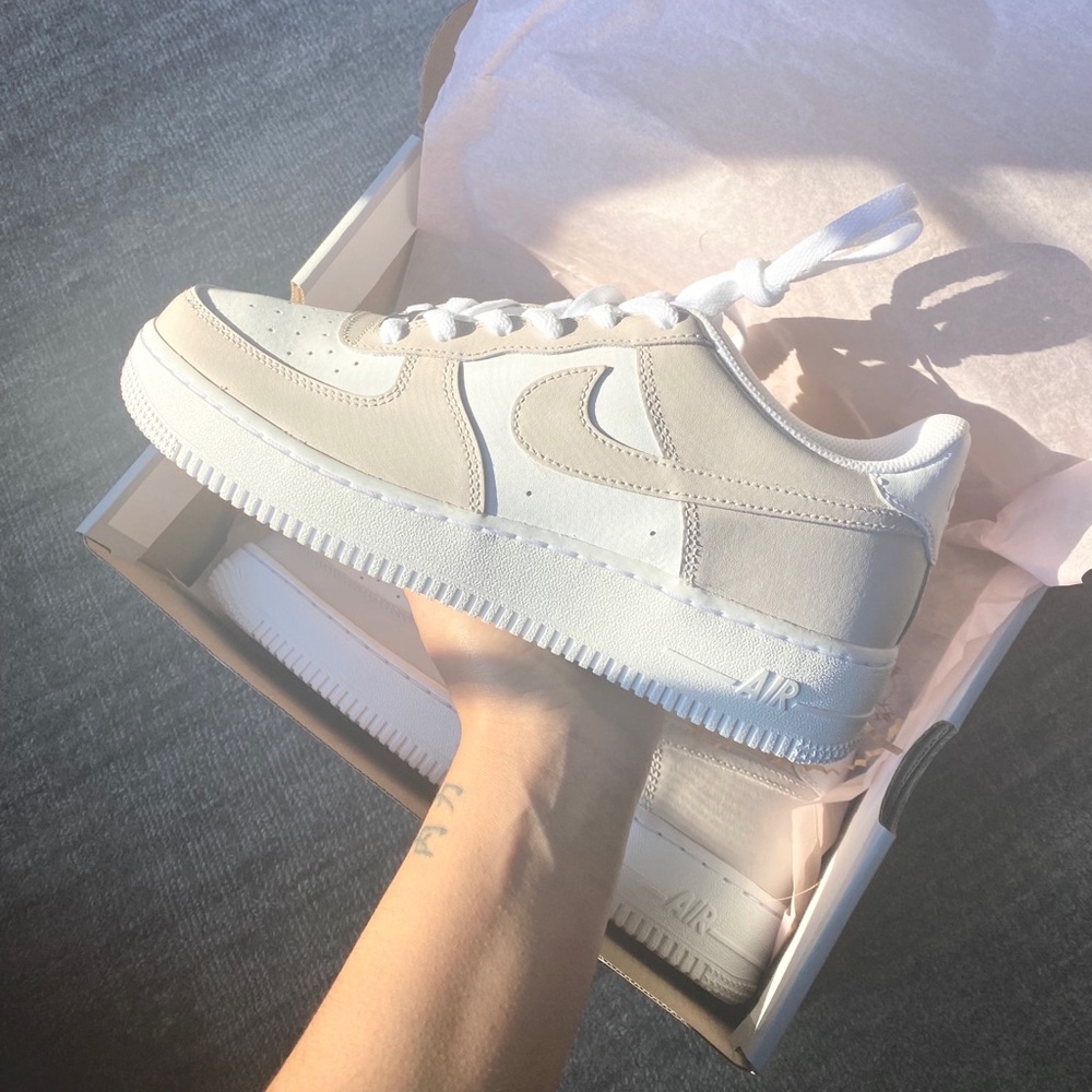 COPY - Nike rare tan custom Air Force 1s